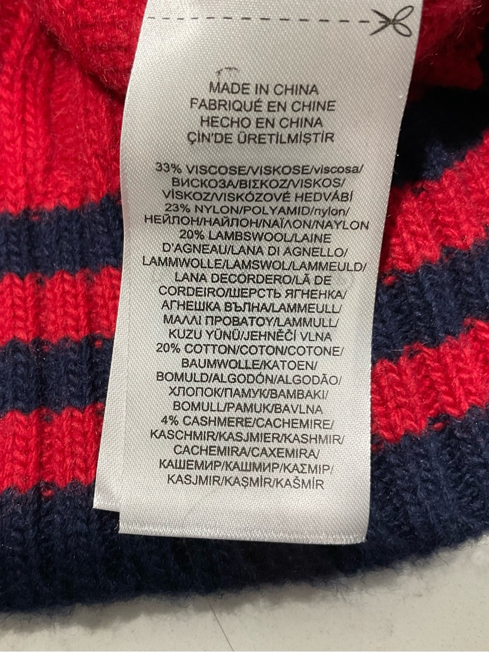 Lauren Ralph Lauren Cable Knit Cardigan Sweater Large Red Wool Blend Preppy - Picture 3 of 4